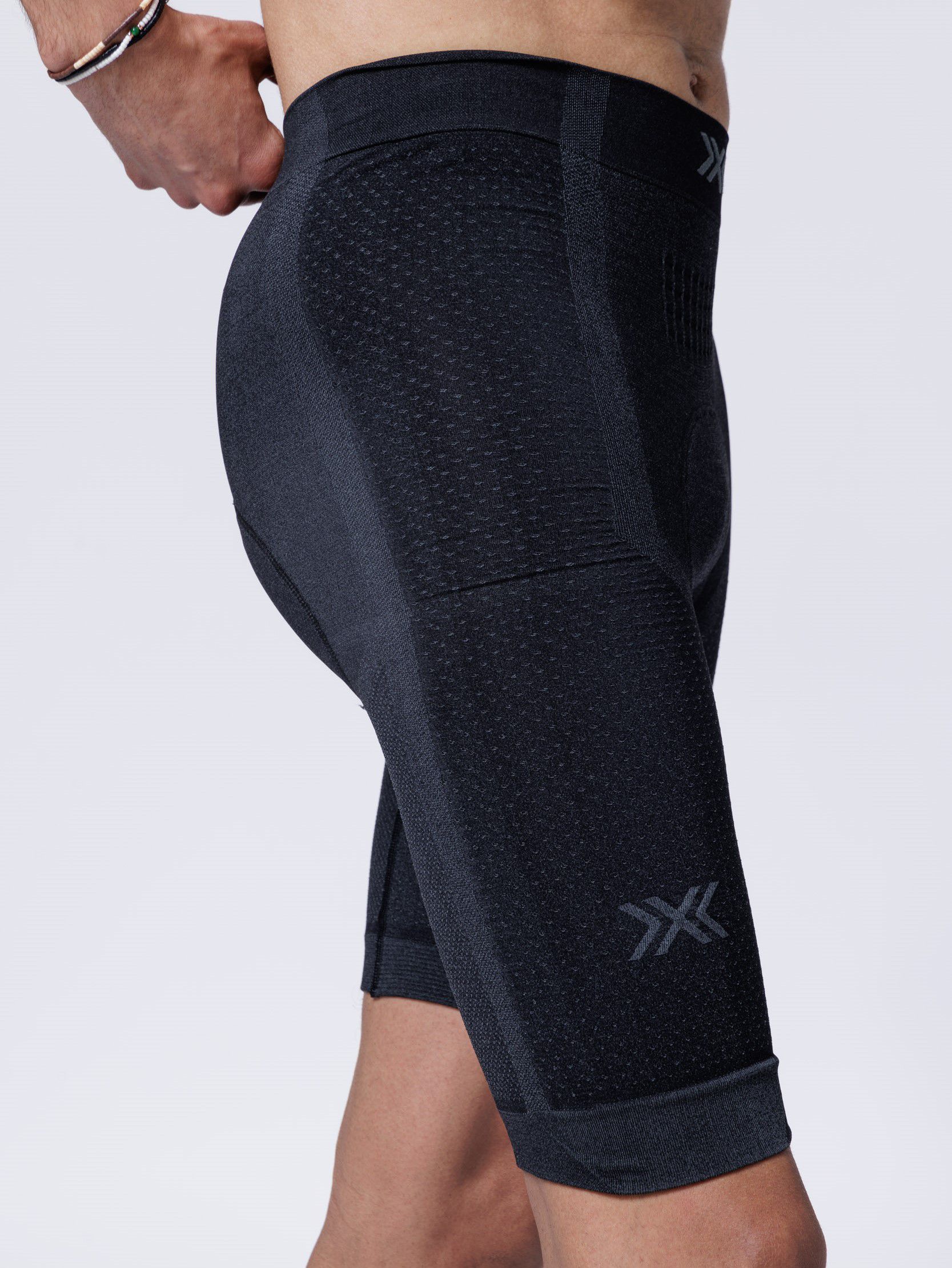 X-Bionic Men XCeed Ride Liner Shorts / X black rhino grey / S
