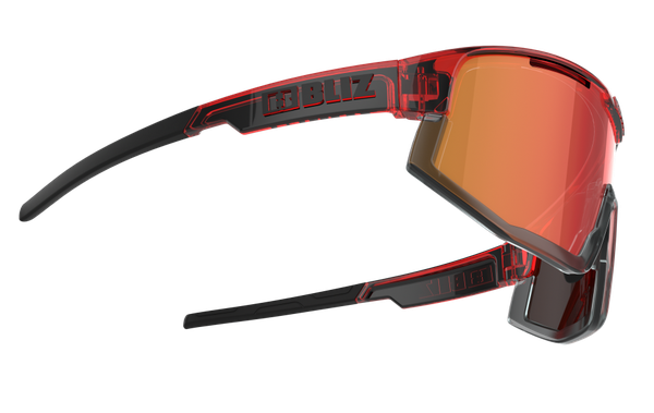 FUSION Sportbrille / transparent red