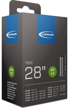 SCHWALBE STANDARD Schlauch / 27.5-28", AV19, 40mm, 40/62-584/635