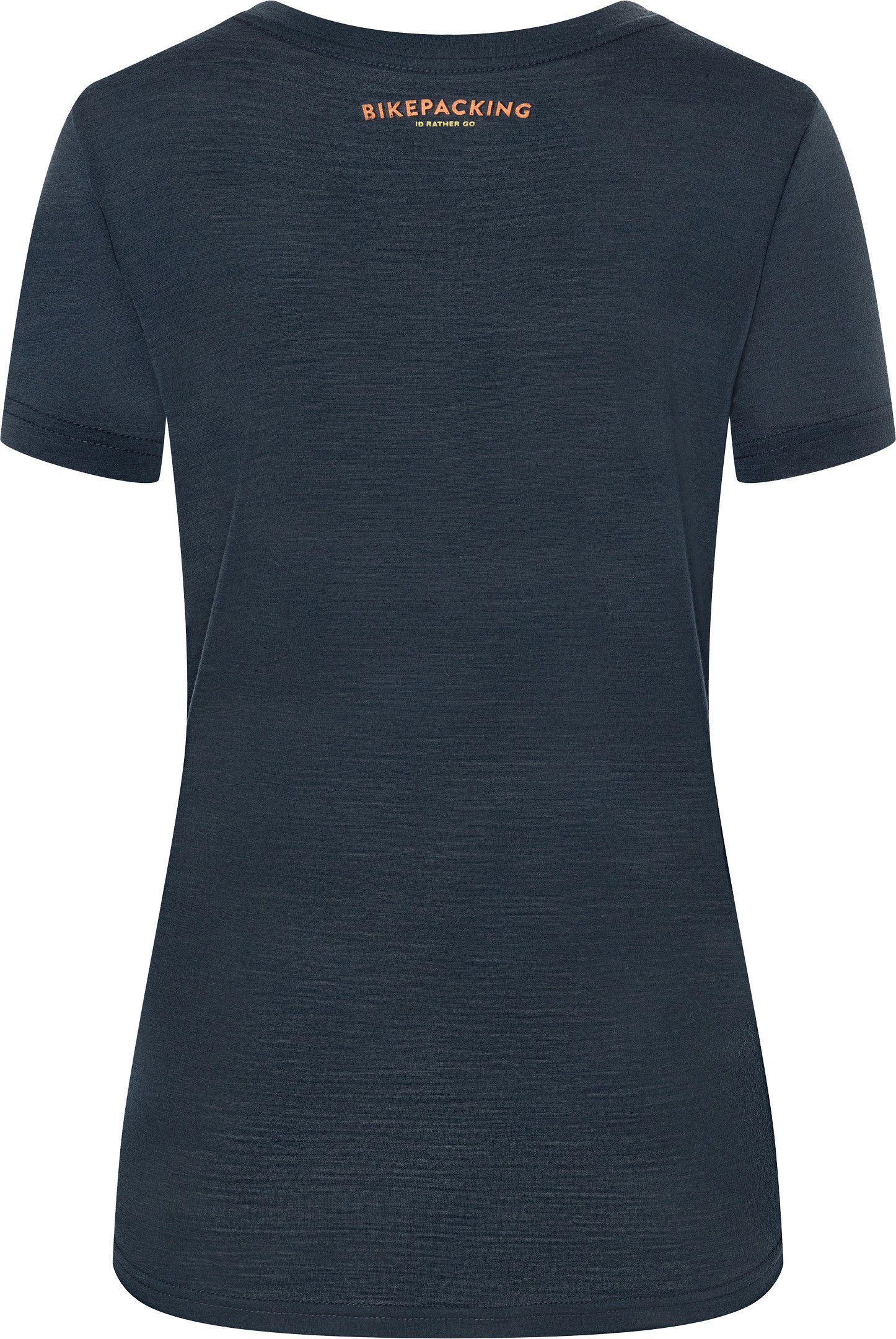 BIKEPACKING Damen-Merino-Kurzarmshirt / blueberry / M