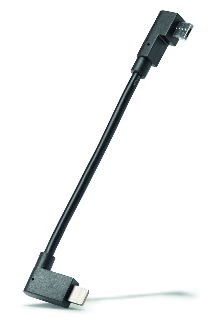 Bosch Ladekabel Smartphone CUI100 / BSP3200 / schwarz / Micro A - Lightning