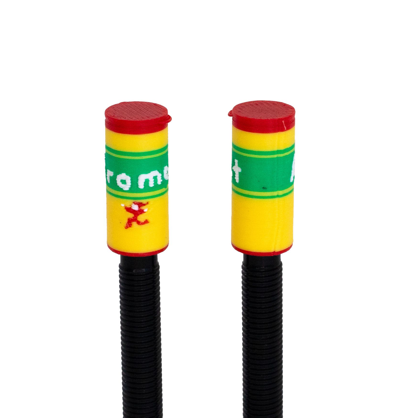 AEROMAT Presta-Ventildeckel / gelb-grün