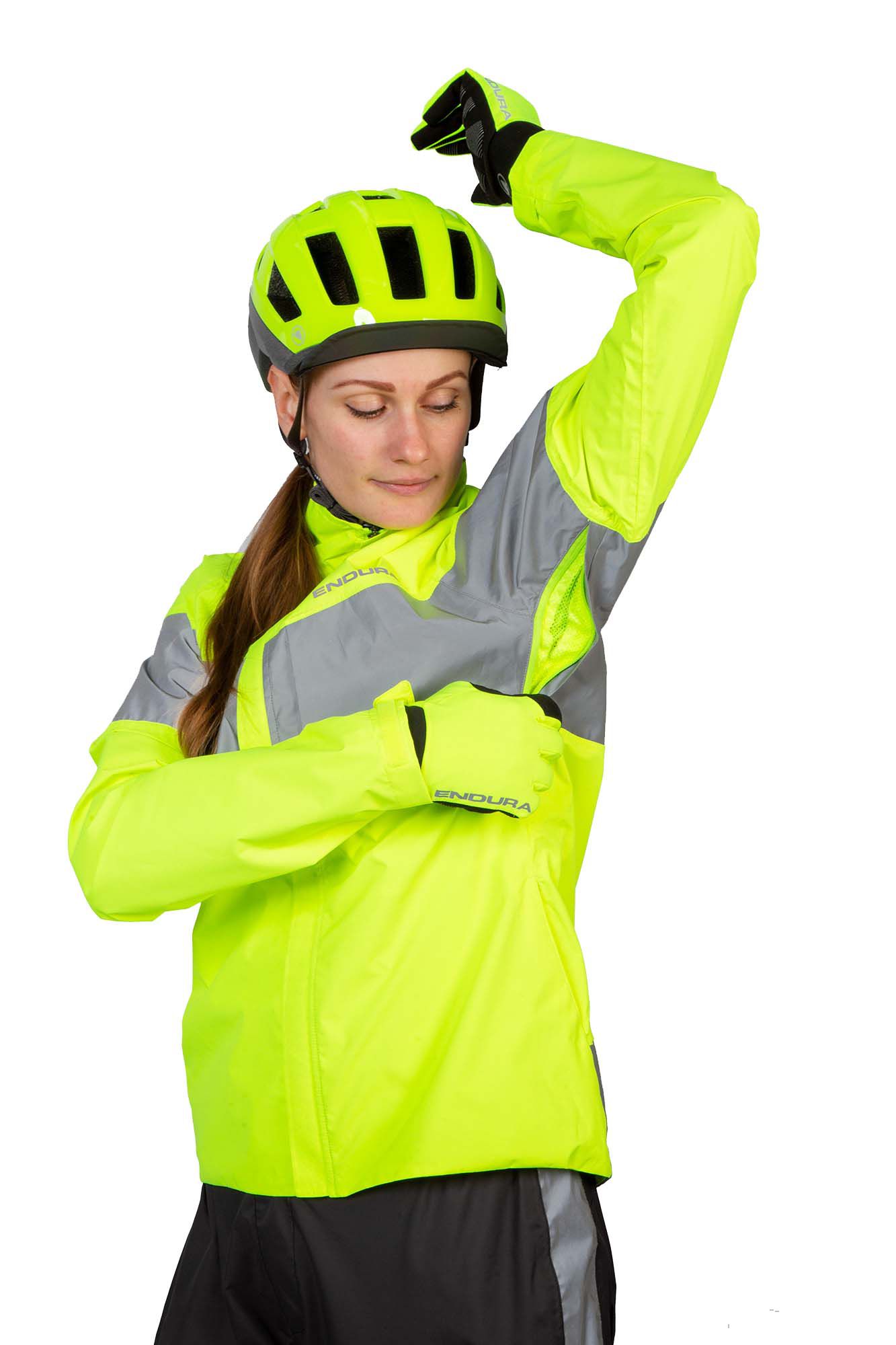 URBAN LUMINITE EN1150 Damen-Regenjacke / neon-gelb / XS