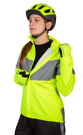 URBAN LUMINITE EN1150 Damen-Regenjacke / neon-gelb / XS