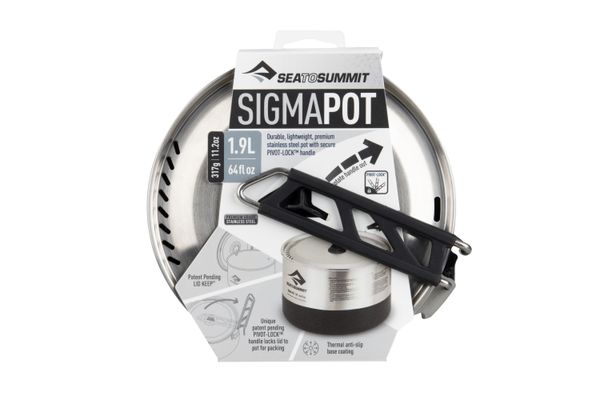 SIGMA POT Edelstahltopf (1.9L, 2.7L) / silber / 1.9L