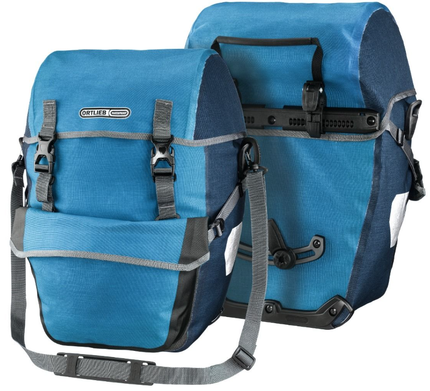 BIKE-PACKER PLUS Taschen (Duo) / dusk blue - denim / 2 x 21 L