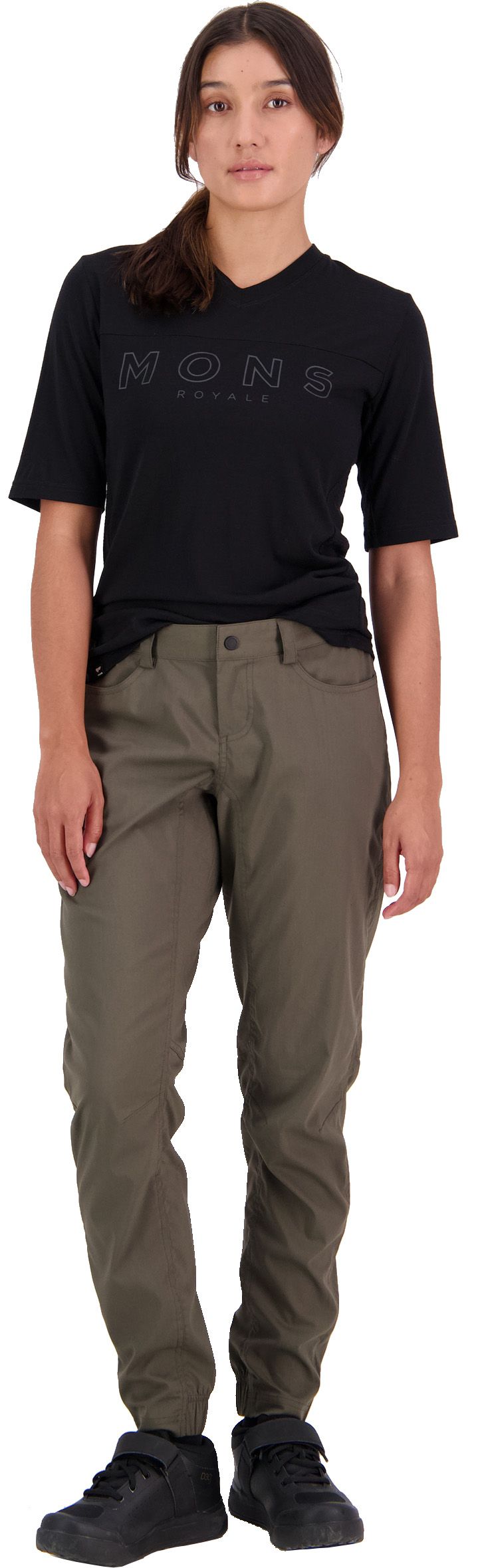 VIRAGE 2.0 Damen-Bikehose / olive night / L