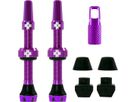 V2 Tubeless Ventil Kit / Purple / 44 mm