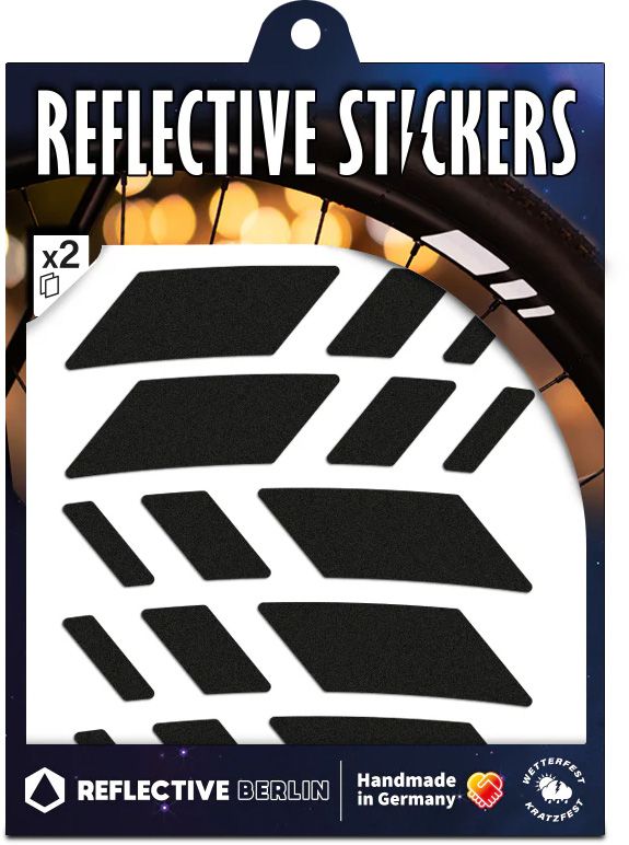 REFLEKTIERENDE FELGENSTICKER / racer_black / 20mm