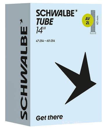 SCHWALBE STANDARD Schlauch / 14", AV2L, 40mm, 47/60-254