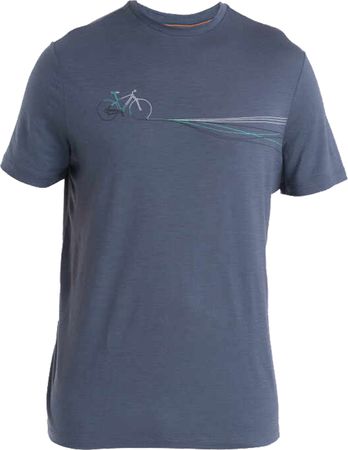 TECH LITE III CADENCE PATHS Herren-Merino-Kurzarms / graphite / XL
