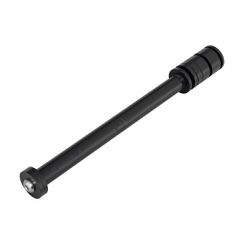 STECKACHSENADAPTER für Gepäckträgermontage / schwarz / M12 x 1.5 169mm