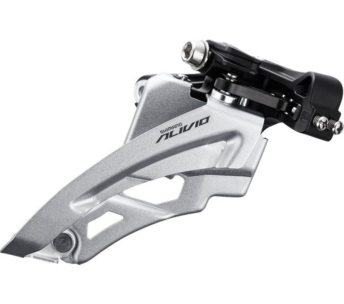 Umwerfer Alivio FD-M3100 Triple 9-Gang Front-Pull / schwarz