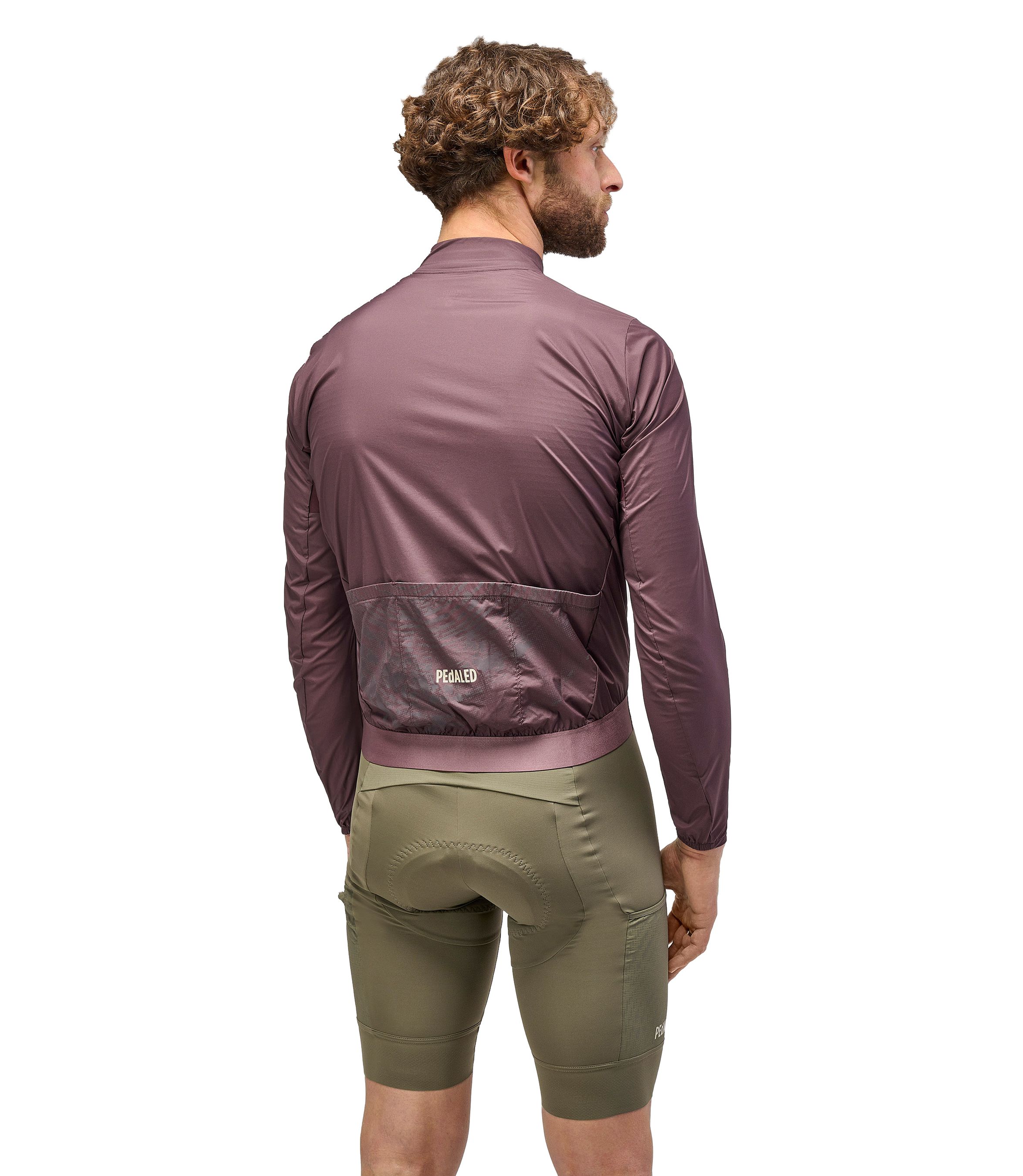 ODYSSEY HIGH VISIBILITY Herren-Gravel-Windjacke / burgundy / XXL