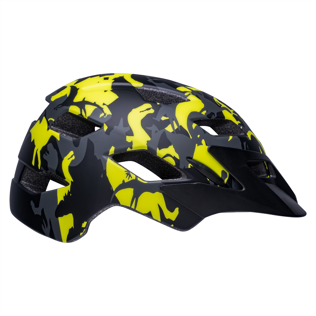 Sidetrack Youth MIPS Helmet , matte black camosaurus - Hauptansicht