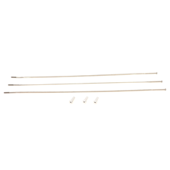 Spoke and Nipple 270mm CX-Ray Straight Pull Qty 3 / silver