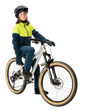 QIMSA Kinder-Softshelljacke / chute green / 158/164