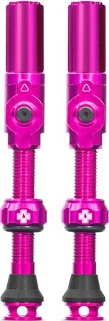 Tubeless Valves Big Bore Hybrid / Pink / 75 mm