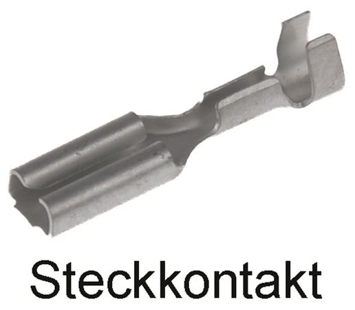 STECKKONTAKTE 0.5mm für Kabel / silber