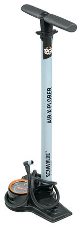 Standpumpe Air-X-Plorer 10.0 Clik Valve / schwarz-sky blue