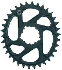 Chainring Eagle Oval X-Sync2 DM 6mm Offset / black / 32T