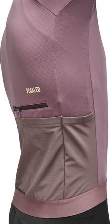 ODYSSEY MERINO Herren-Gravel-Kurzarmtrikot / raisin purple / XL