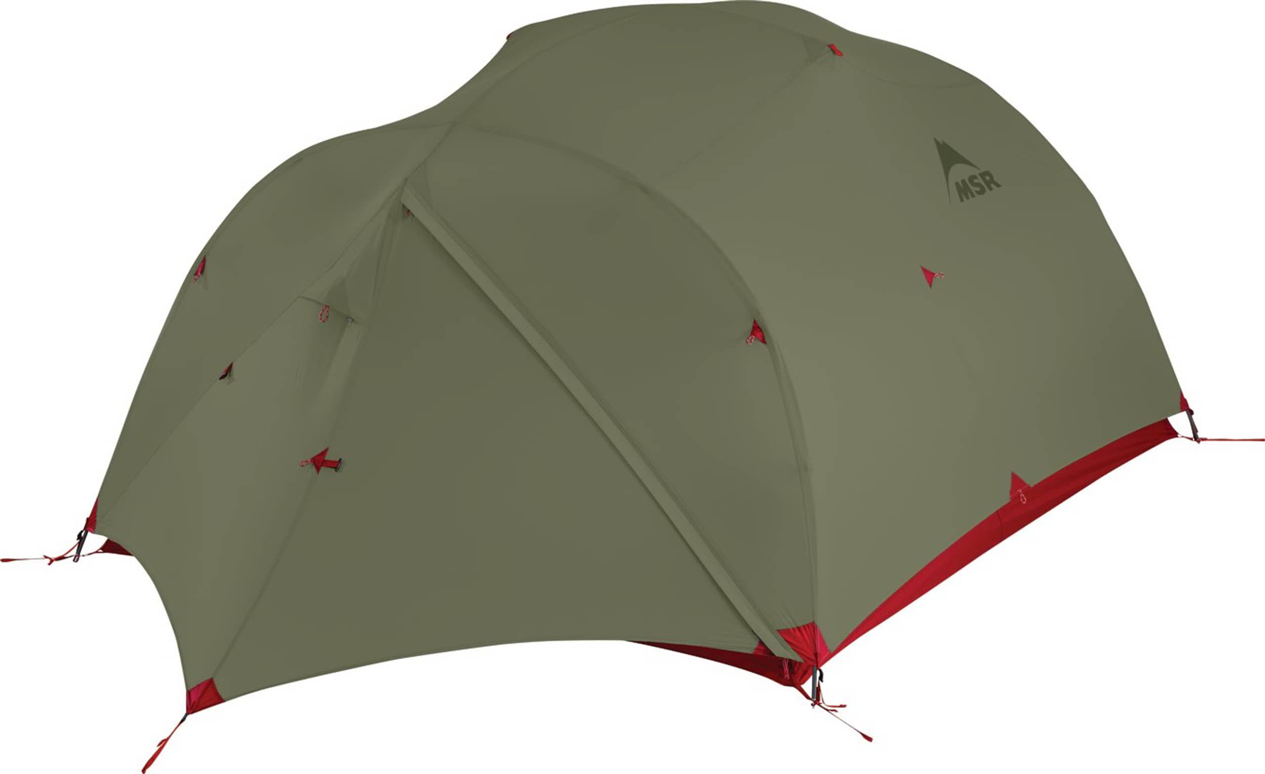 MUTHA HUBBA NX 3-Personen Zelt / olivgrün-rot