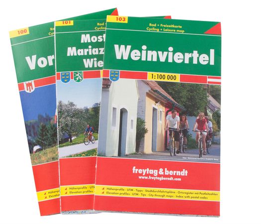 ÖSTERREICH Radkarten / VORARLBERG 100