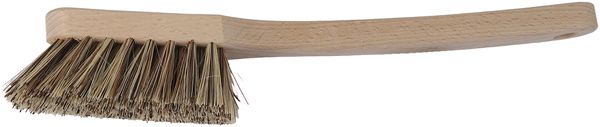 PETRUS VELOBÜRSTE hart für Reifen, Antrieb und Pedalen / braun_schwarz / 30CM