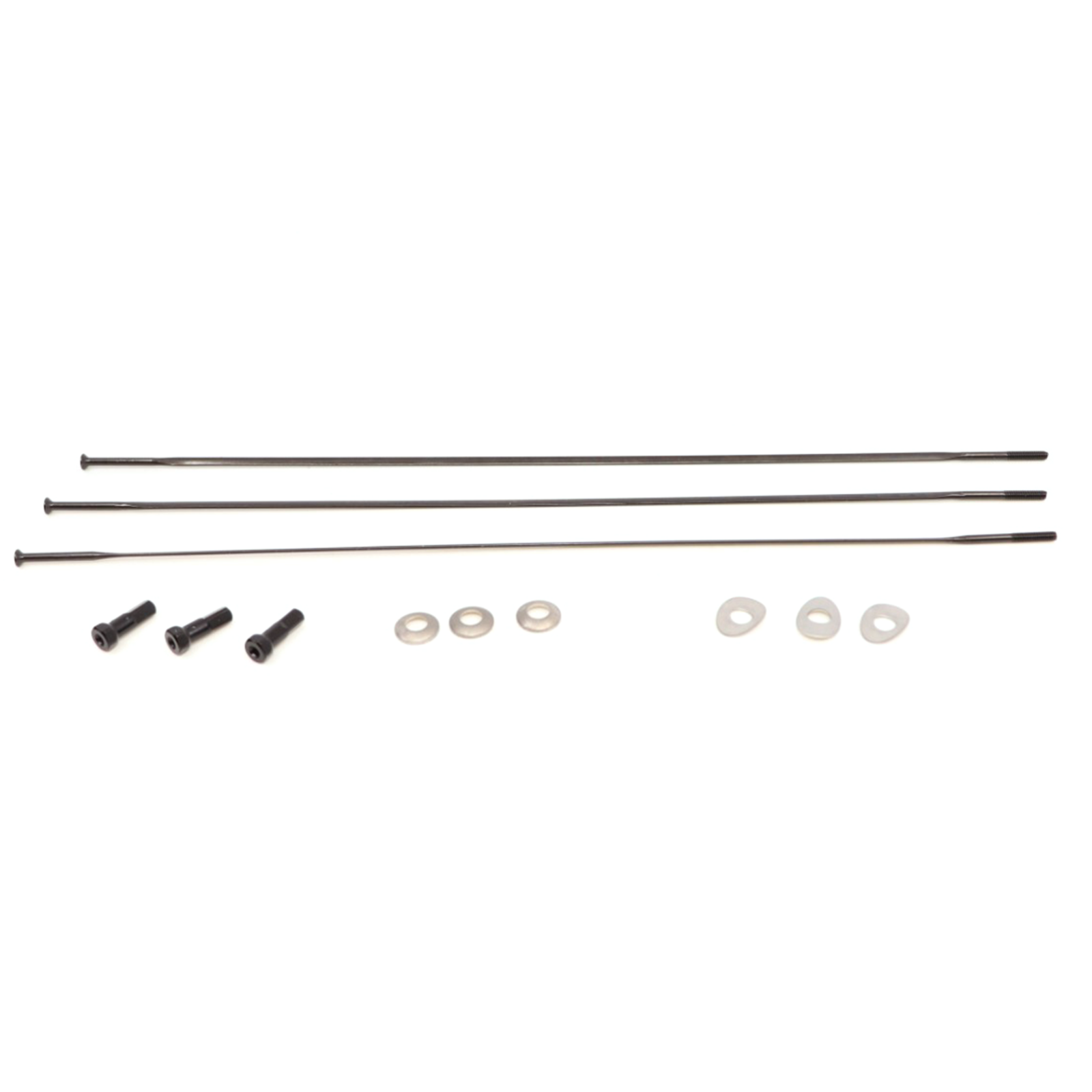 Spoke and Nipple 224mm CX-Ray Straight Pull Qty 3 / black