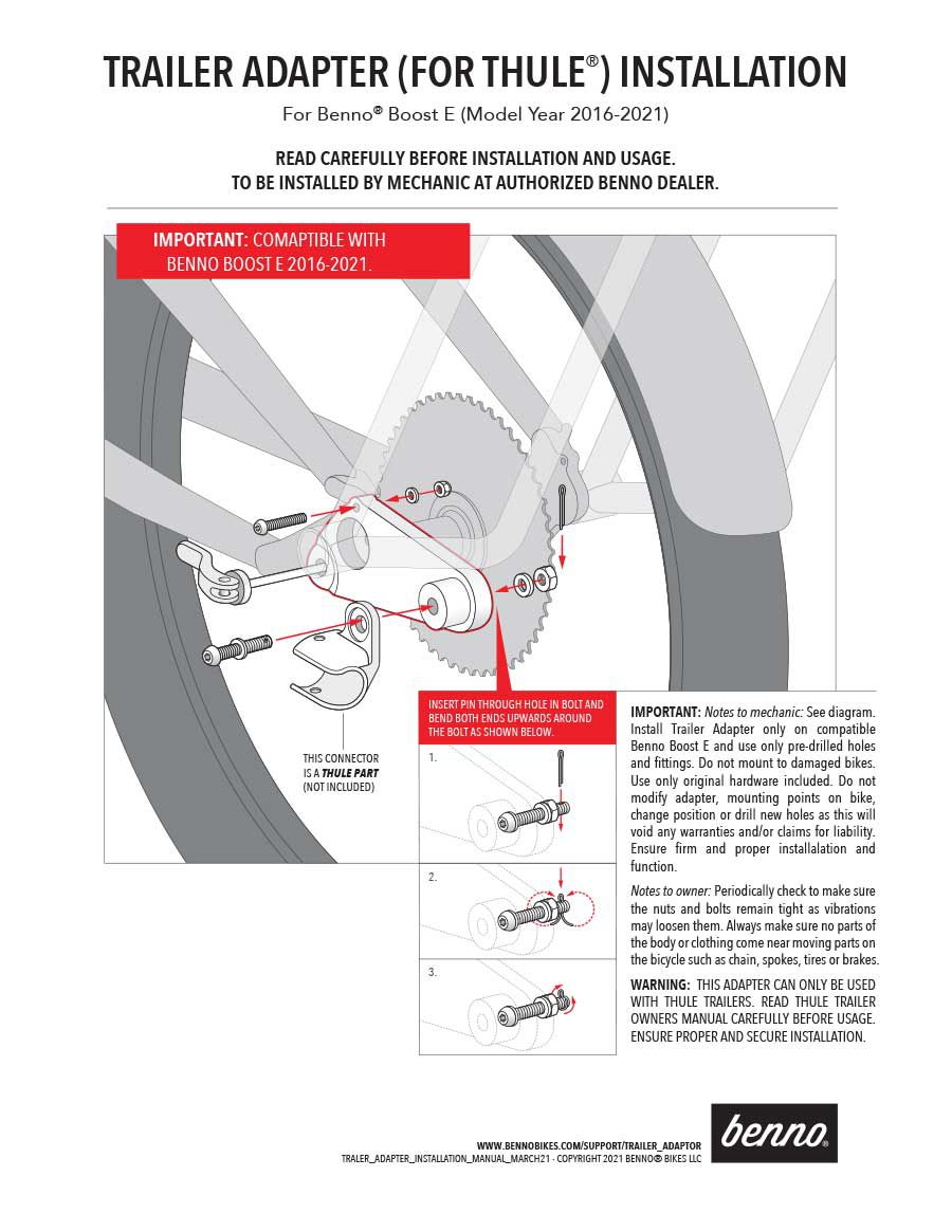 TRAILER ADAPTER / schwarz