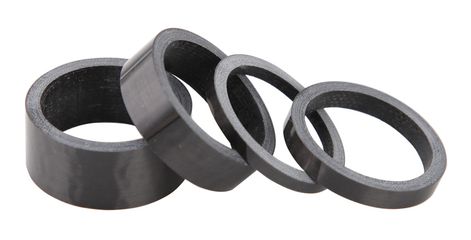 SPACER SET UD-CARBON für Ahead-Set Vorbauten / schwarz / 1 1/8 Zoll
