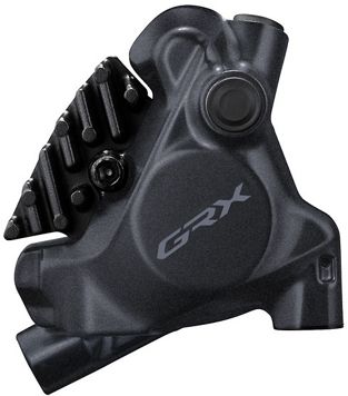 Bremssattel GRX BR-RX410 / schwarz / hinten, Flatmount/ohne Adapter