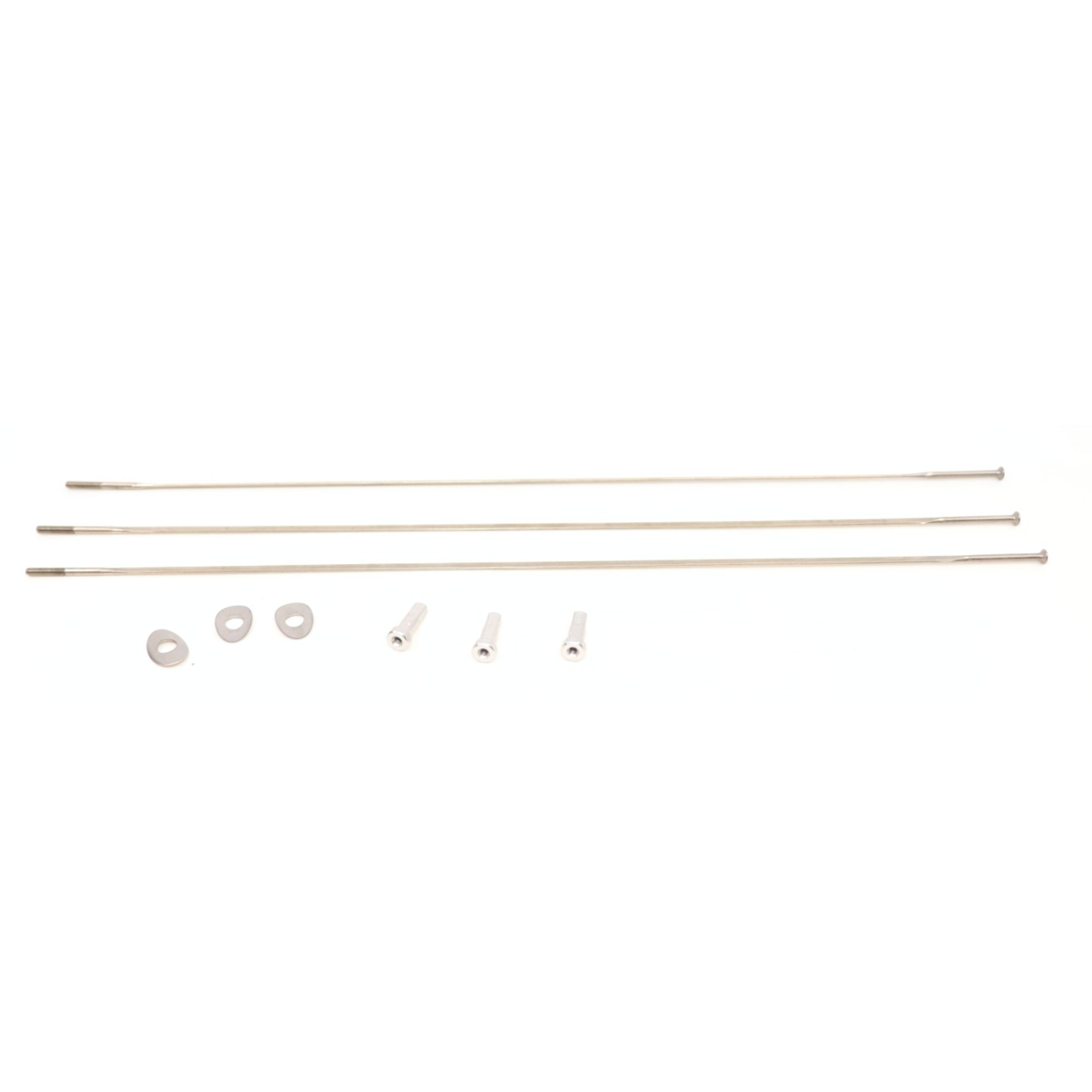 Spoke and Nipple 258mm CX-Ray Straight Pull Qty 3 / silver