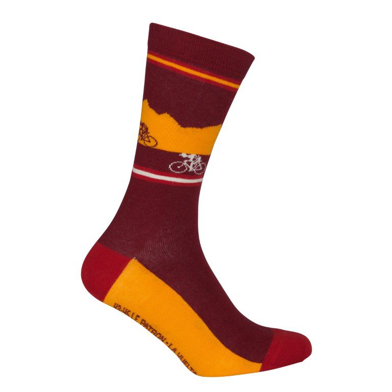 Grand Tours Socks / bordeaux / 35-38