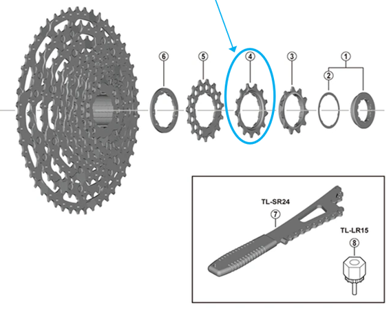 Zahnkranz CS-LG600 / 13 Zähne