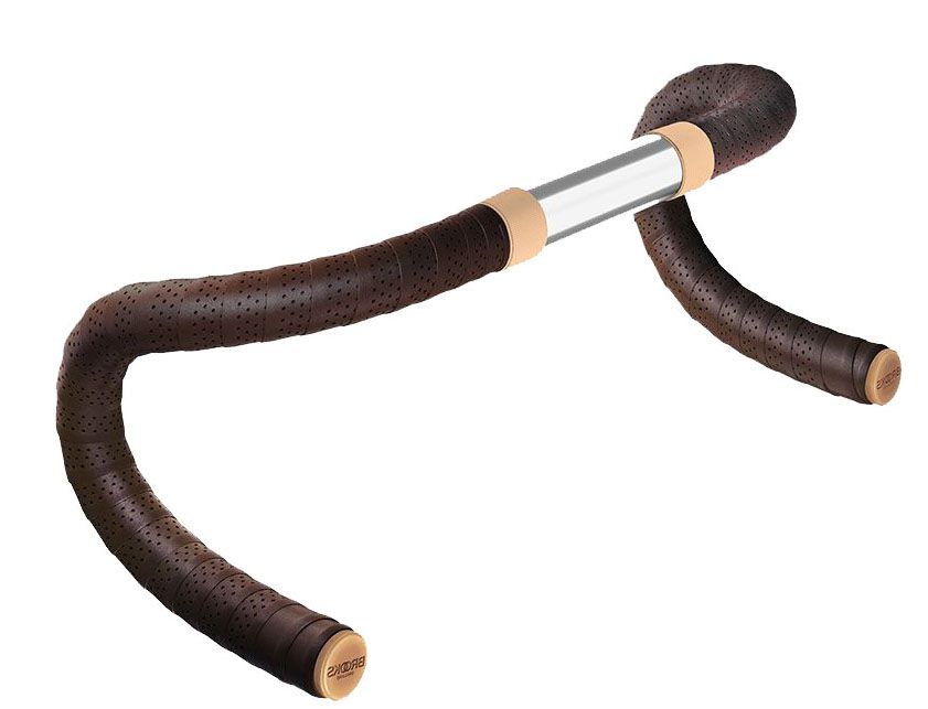 VINTAGE Leder-Lenkerband / antik brown