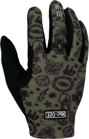 Lightweight Mesh Ride Gloves / Green / 2XL