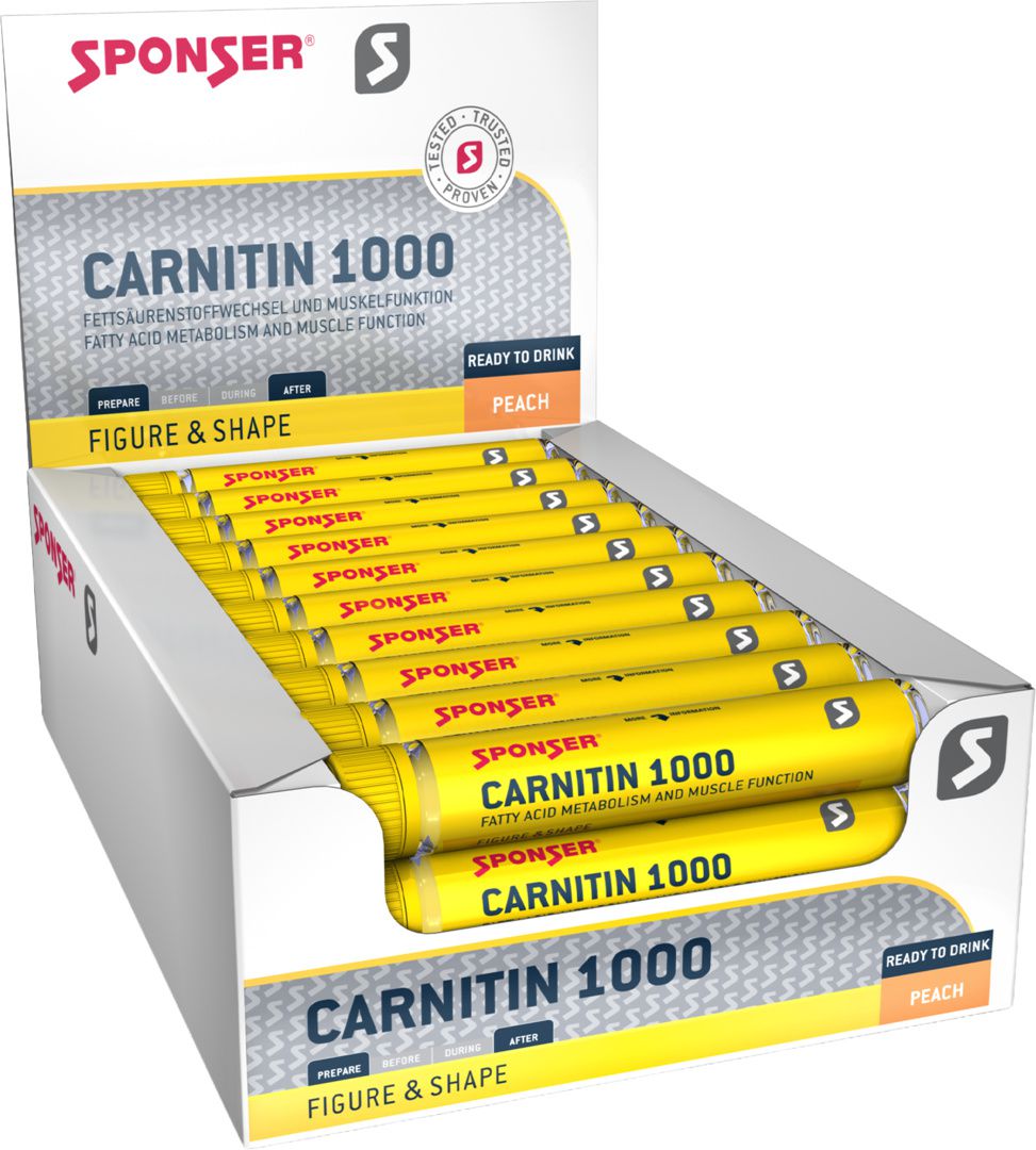 Carnitin 1000, PEACH Display (30 x 25 ml)