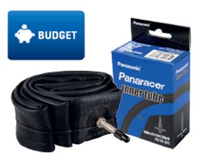 BUDGET Schlauch, 700x25/35C / schwarz /  28", SV, 48mm, 700 X 25C - 35C