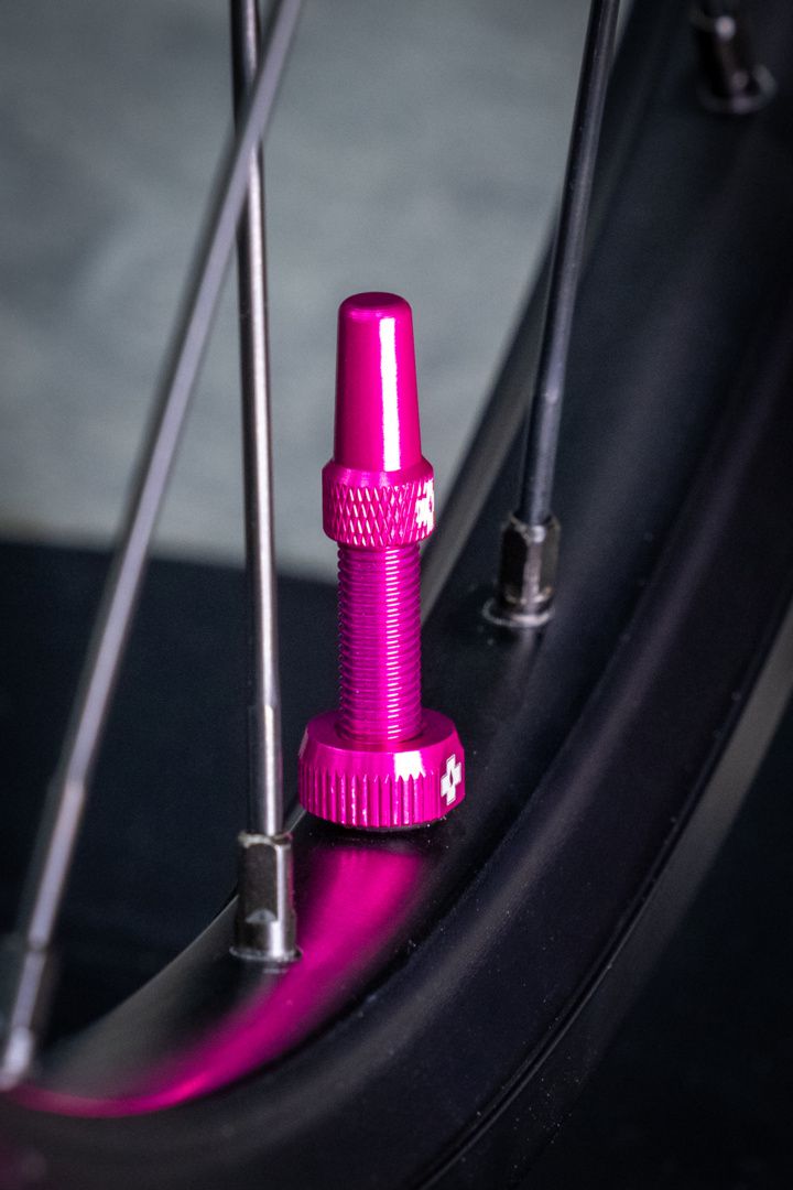 V2 Tubeless Ventil Kit / Pink / 44 mm