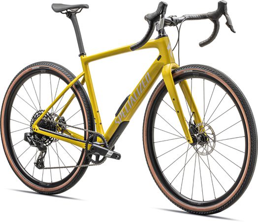 DIVERGE COMP CARBON Gravelbike / gloss metallic sulfur amber glow purple haze metal / 58 CM