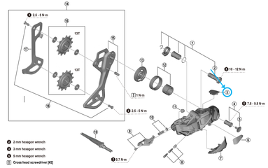 RD-M9250 Aussenlaschenkappe