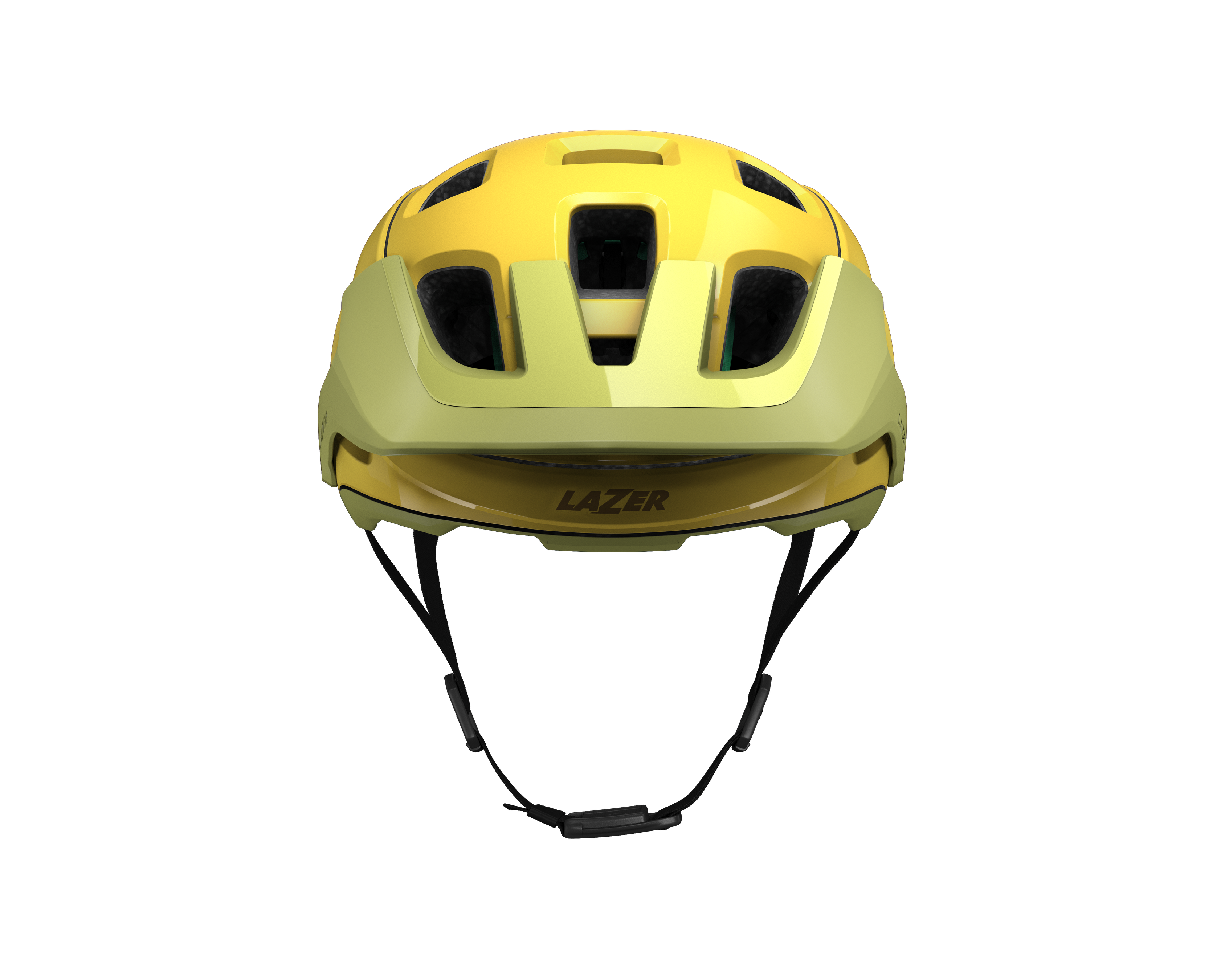 LAZER Unisex MTB Jackal KinetiCore Helm / gold green / L