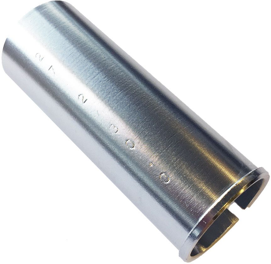 PASSHÜLSE für Sattelstützen 25.4 mm / silber / 25.4mm AUF 26.8mm