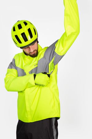URBAN LUMINITE EN1150 Herren-Regenjacke / neon-gelb / S