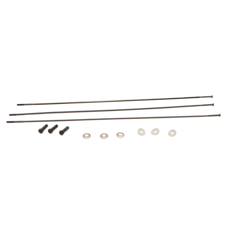 Spoke and Nipple 262mm CX-Ray Straight Pull Qty 3 / black