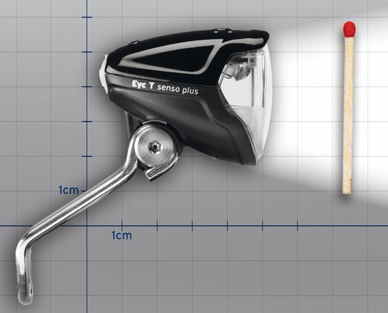 LUMOTEC IQ2 EYC T SENSO PLUS LED-Dynamoscheinwerfer 50lx / schwarz