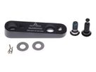 DISC-ADAPTER Road Flatmount hinten, 140/160mm / schwarz