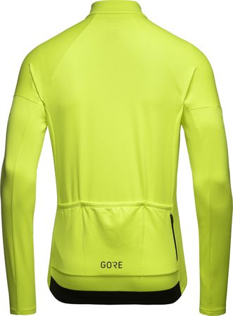 C3 THERMO Herren-Thermo-Langarmtrikot / neon yellow / M
